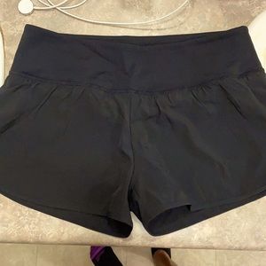 ZYIA black trainer shorts, size large EUC